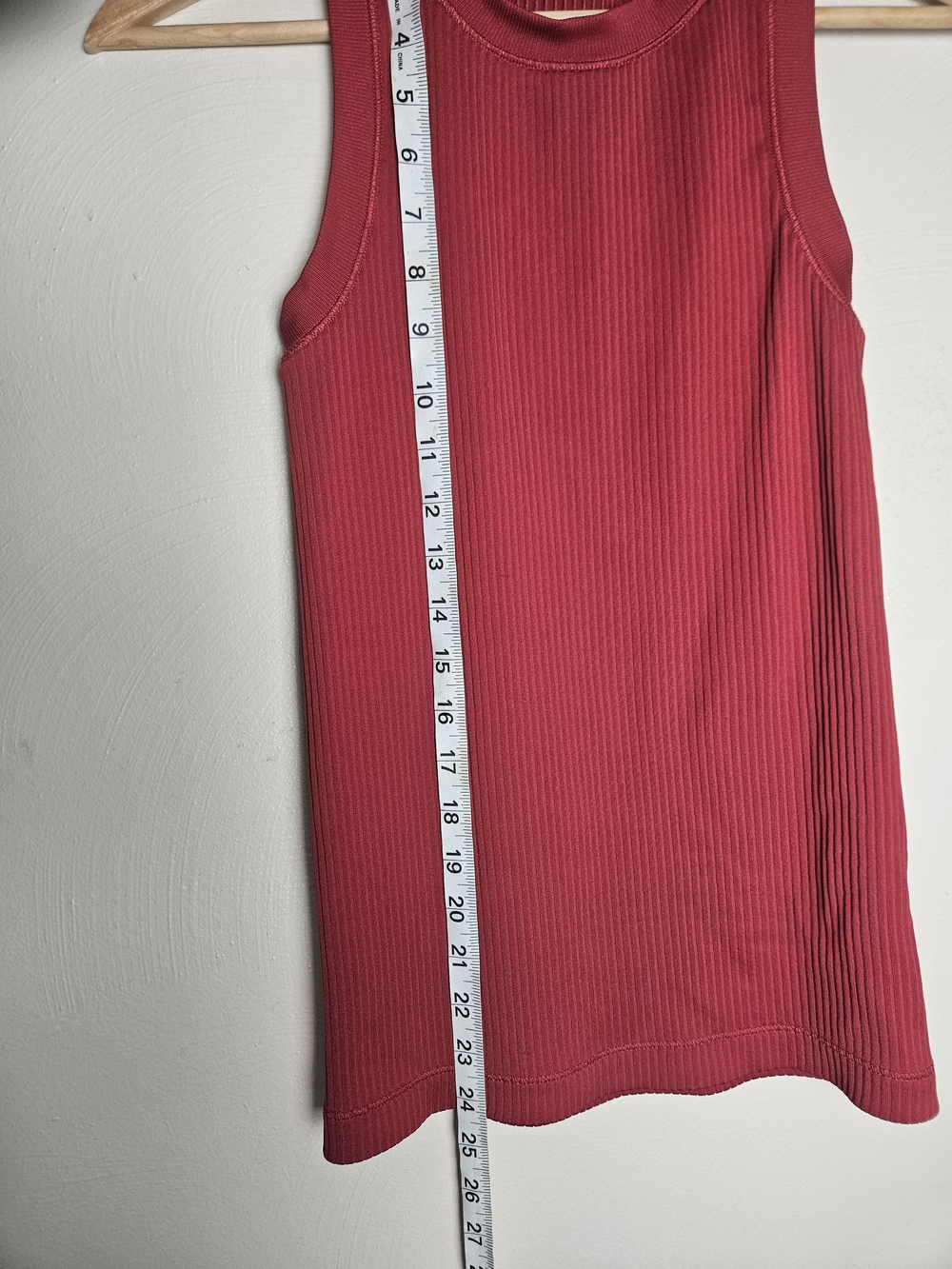 CALIA by Carrie Underwood Raspberry Ribbed Tank - Picture 5 of 7